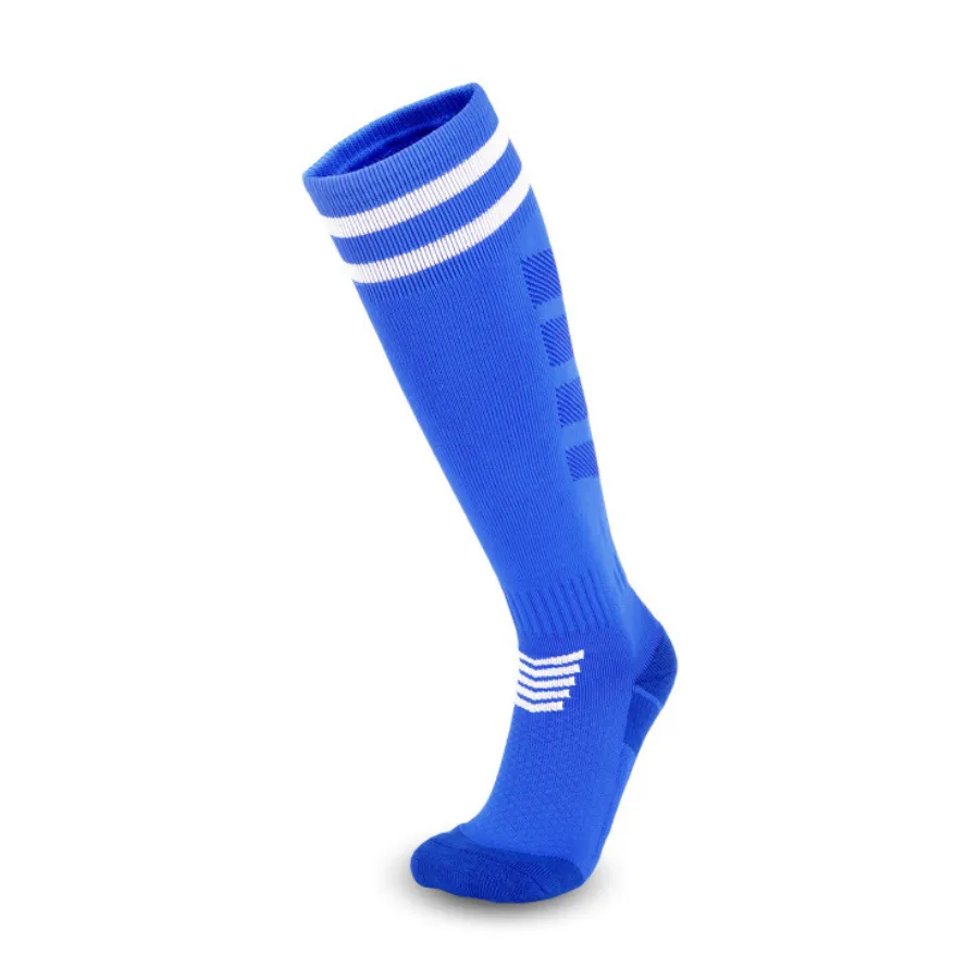 3 Pack Blue Football Socks for Kids