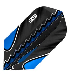 30-1801 Viper V-100 Flux Flights Slim Black / Blue