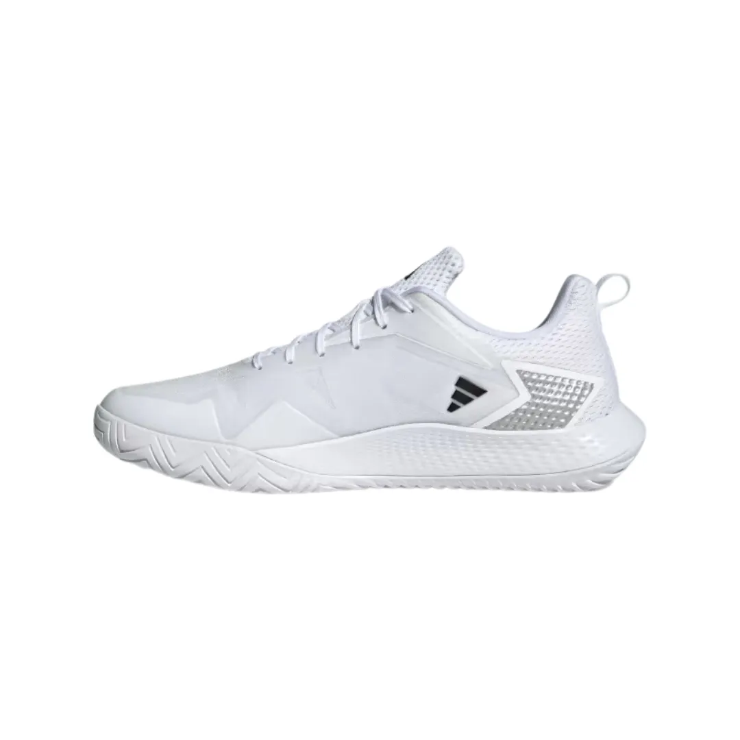 Adidas Defiant Speed Tennis Shoe - Cloud White/Core Black/Matte Silver