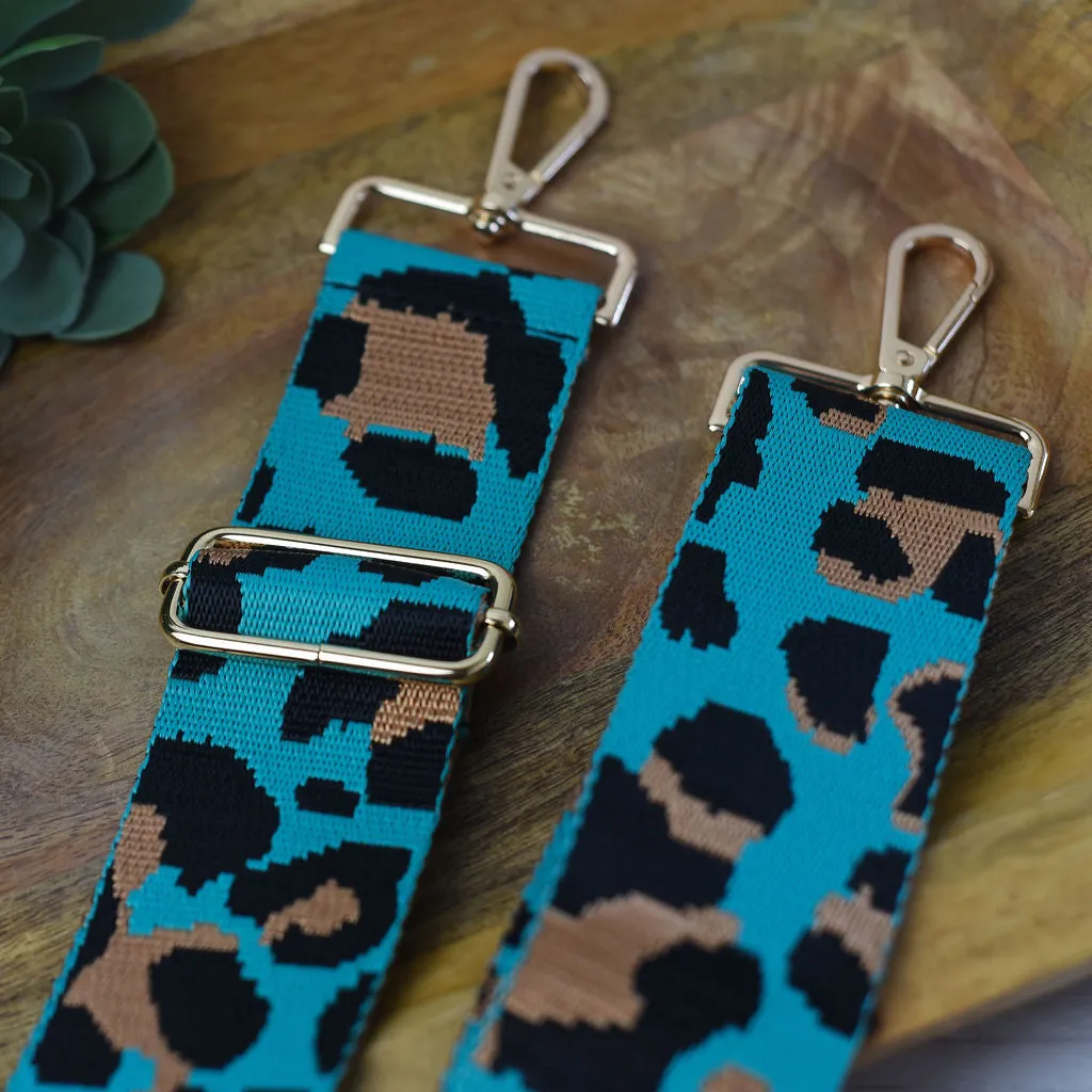 Adjustable Bag Strap 2 inch Leopard Pattern