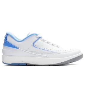 Air Jordan 2 Retro Low - White/University Blue/Cement Grey