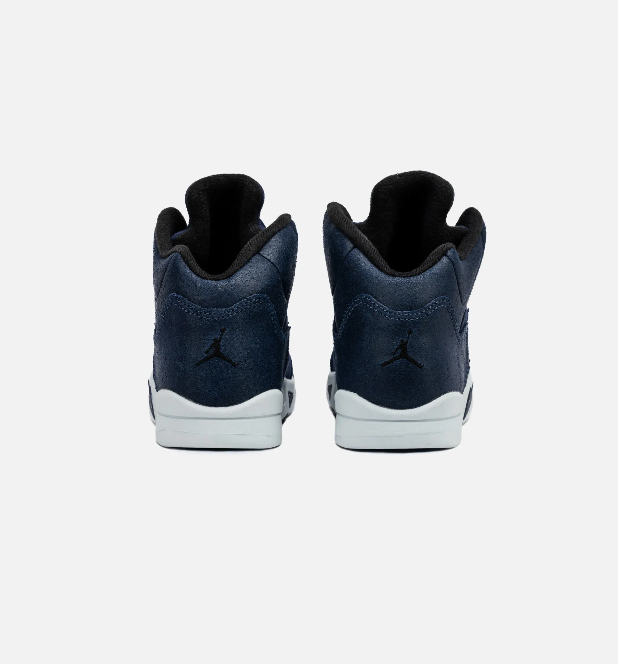 Air Jordan 5 Retro Midnight Navy Preschool Lifestyle Shoe - Midnight Navy/Black/Football Grey