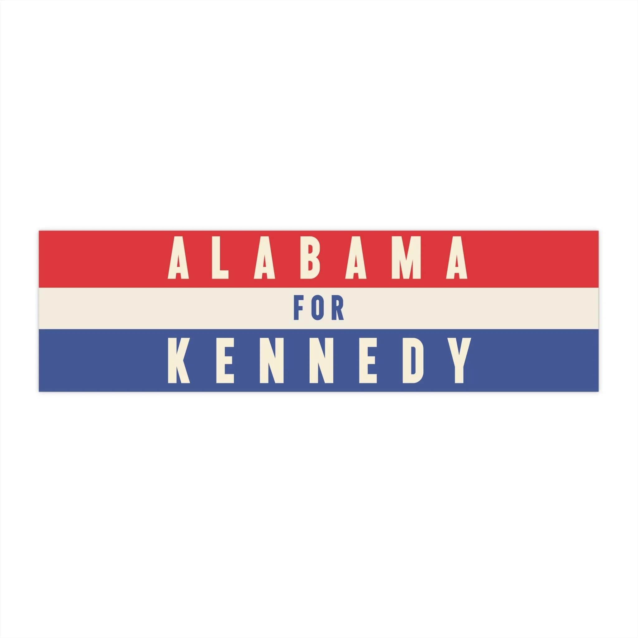 Alabama for Kennedy Bumper Sticker