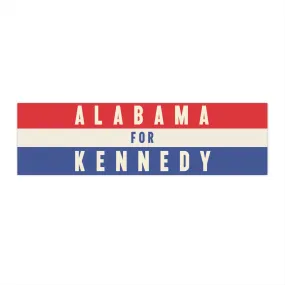 Alabama for Kennedy Bumper Sticker