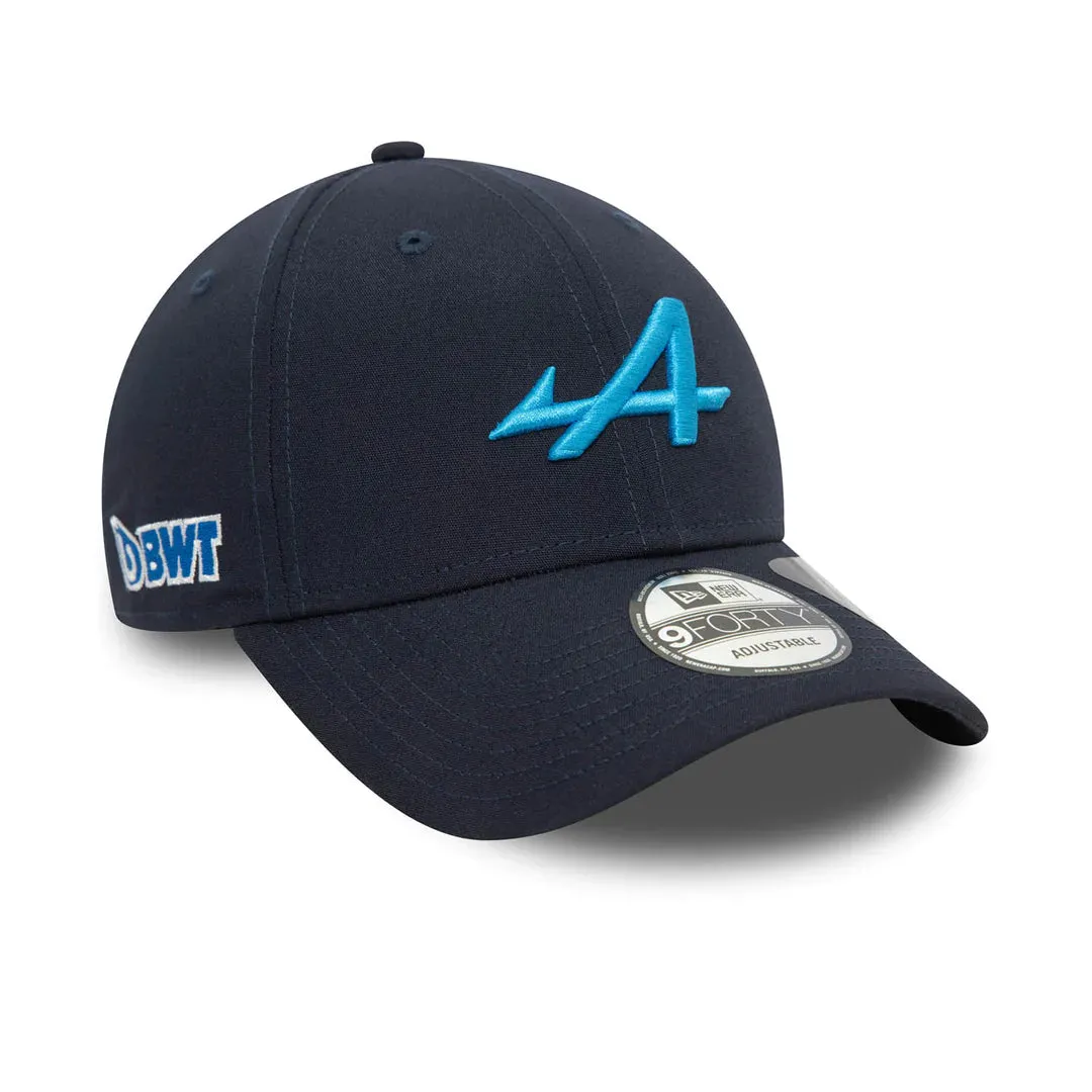 Alpine Racing F1 New Era 9Forty Essentials Hat - Blue/Navy