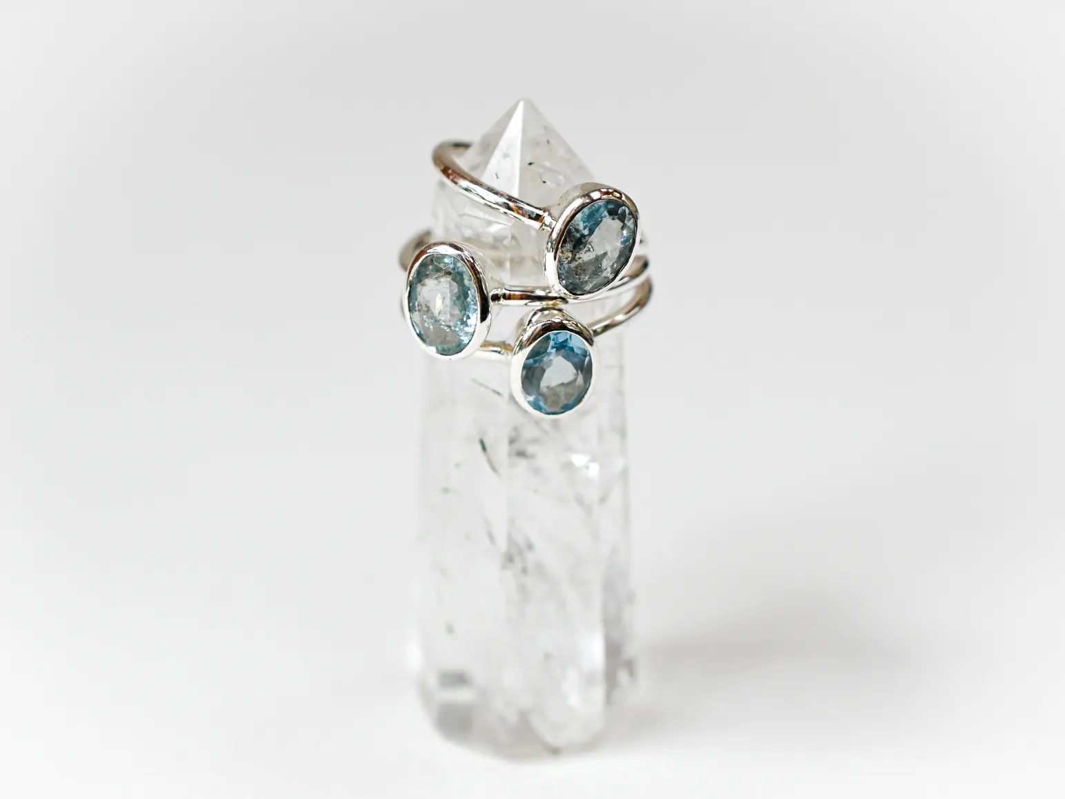 Aquamarine Wild At Birth Ring - March