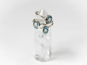 Aquamarine Wild At Birth Ring - March