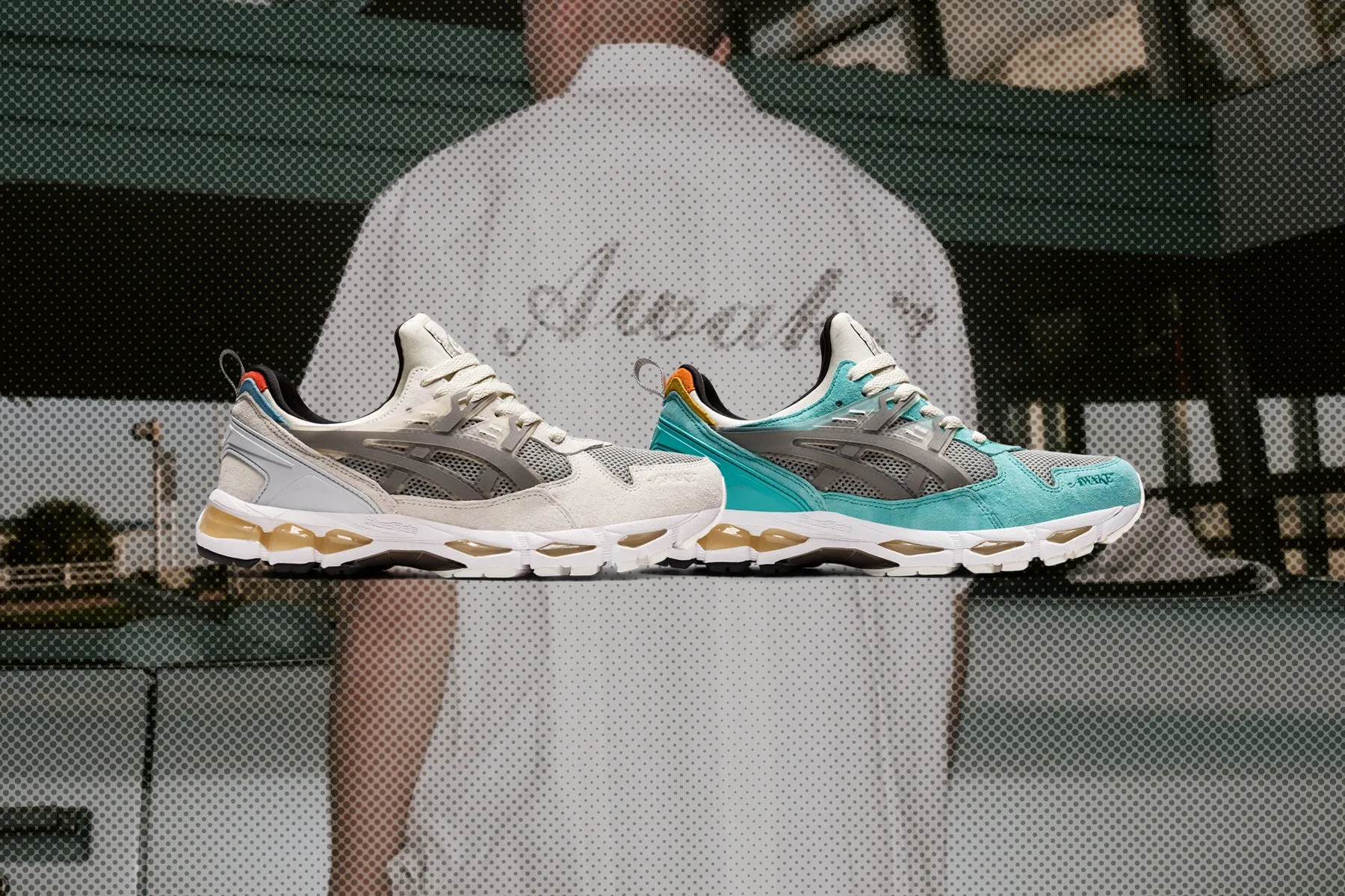 Asics X Awake Gel-Kayano Trainer 21 - Teal/Pure Silver