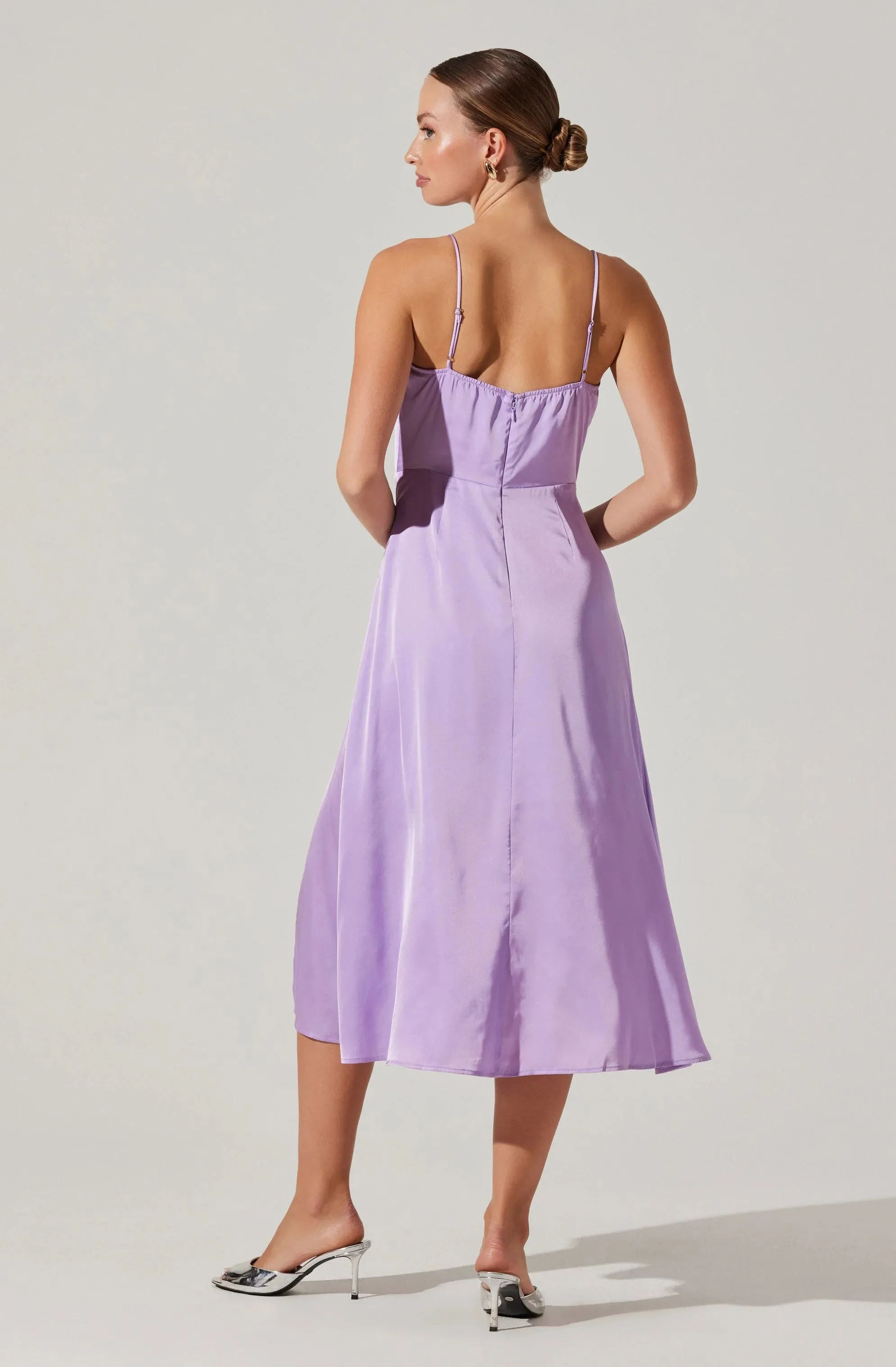 ASTR The Label ‘Bustier Satin Dress’