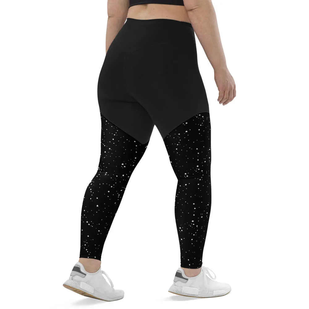 Astral Sports Leggings - Slimming Effect Compression Fabric with Bum lift cut - UPF 50  Protection Vegan Gym & Yoga Essentials