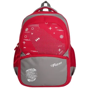 Battleship 32 L Red Grey Backpack