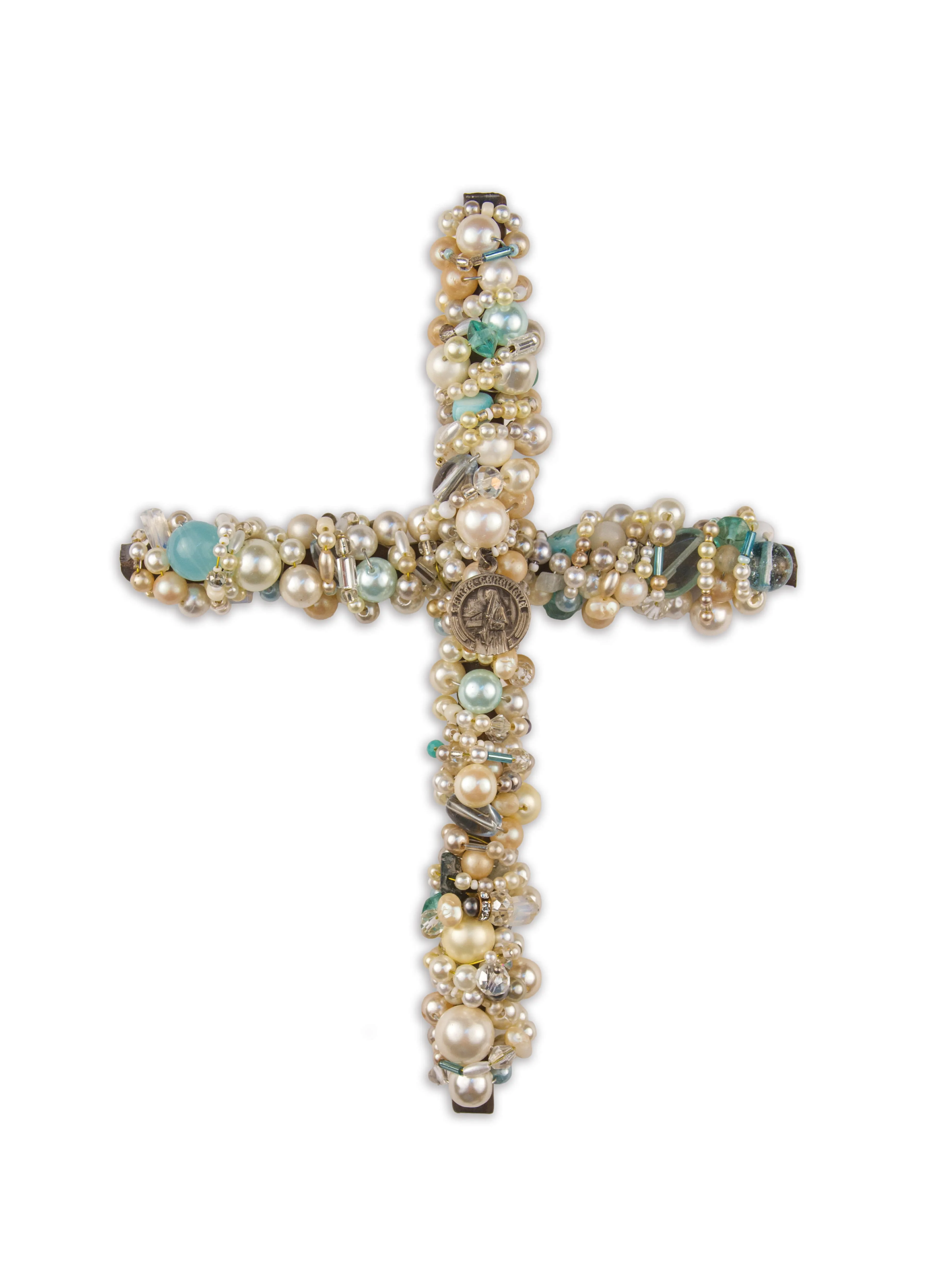 Beaded Iron Cross