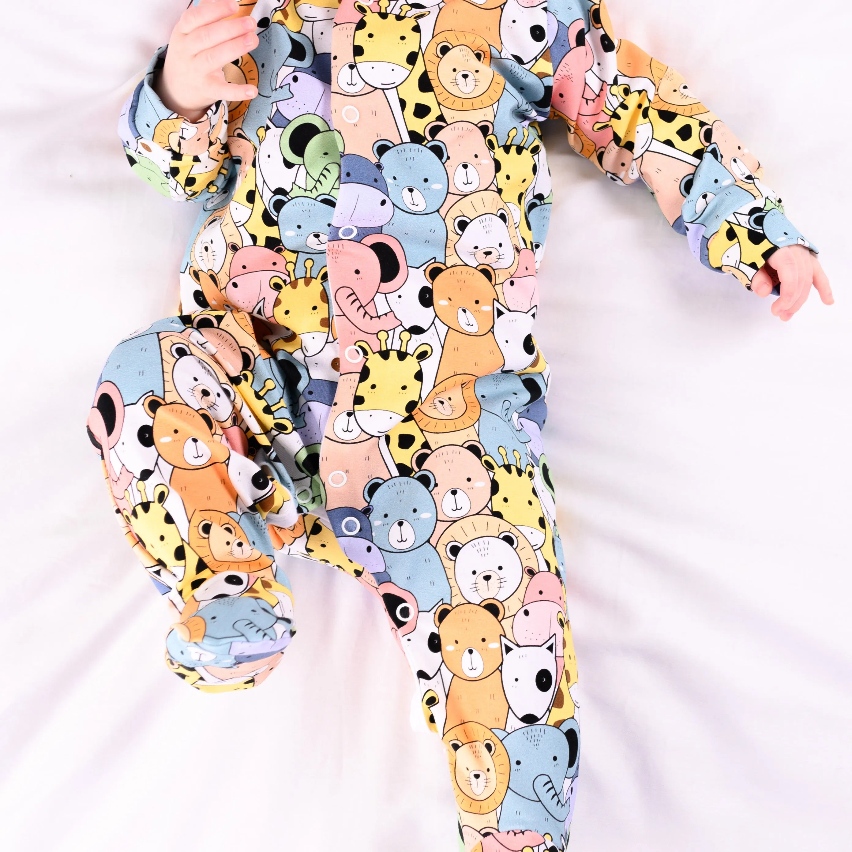 Bedtime Buddies cotton sleepsuit