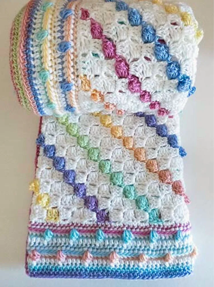 Birthday Sorbet Baby Blanket