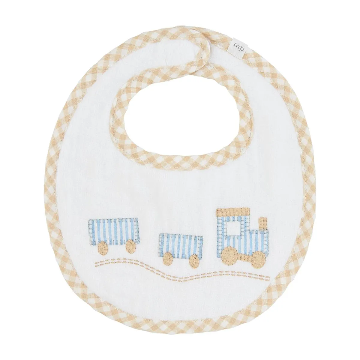 Blue Applique Bib