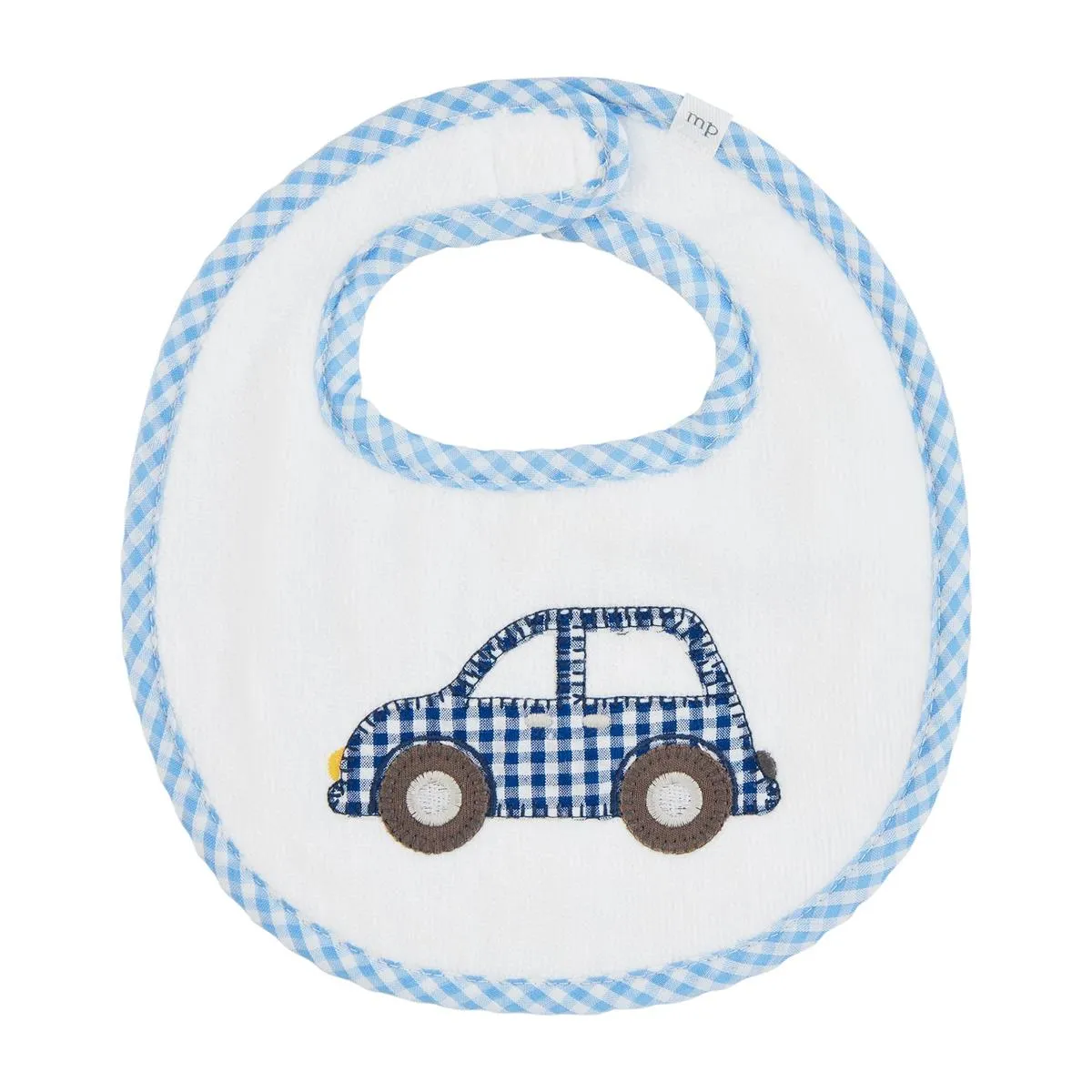 Blue Applique Bib