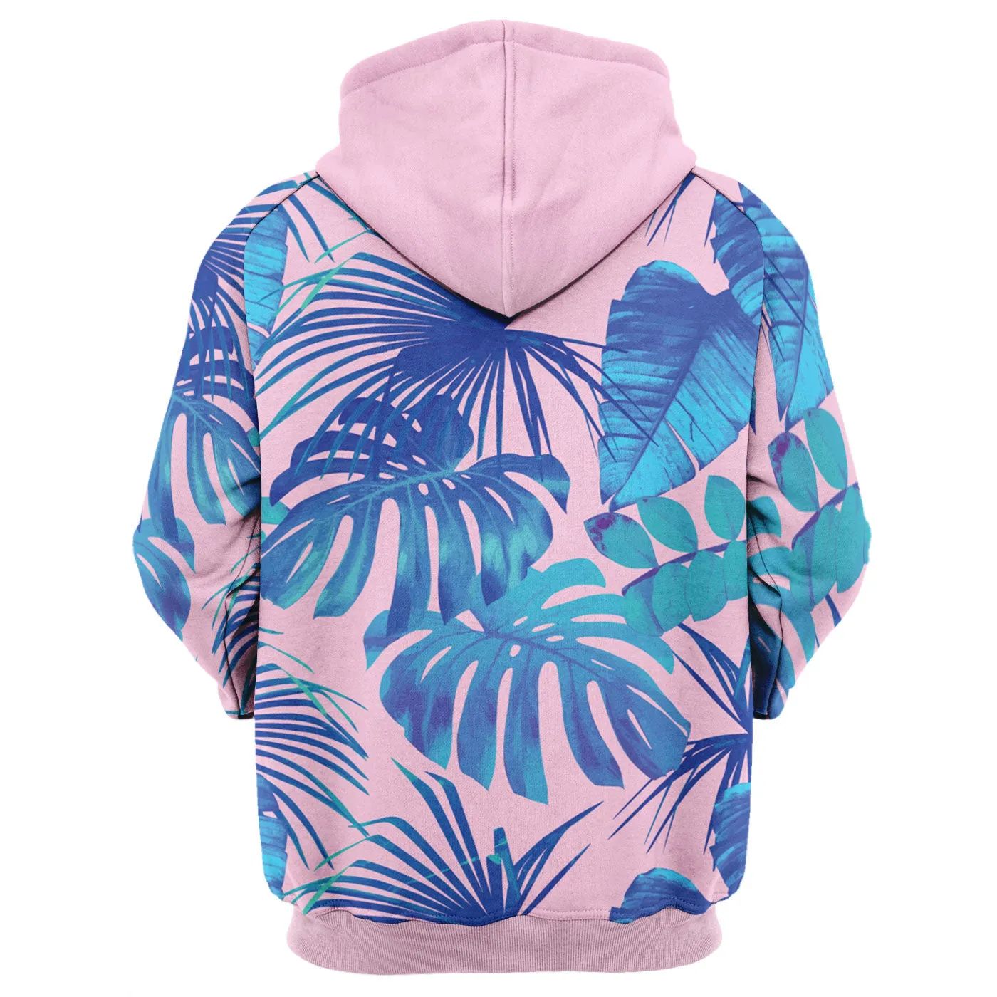 Blue Monstera Hoodie