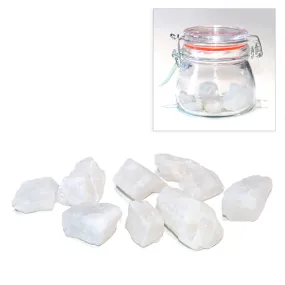 Blue Moonstone Mixed Size Rough Stones Gem Jars - DS ROCK SHOP