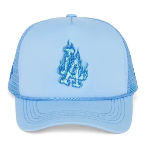 Blue "All Star" LA Design Trucker Hat