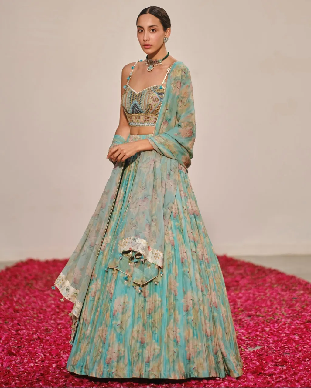 Blue Shore Lehenga Set