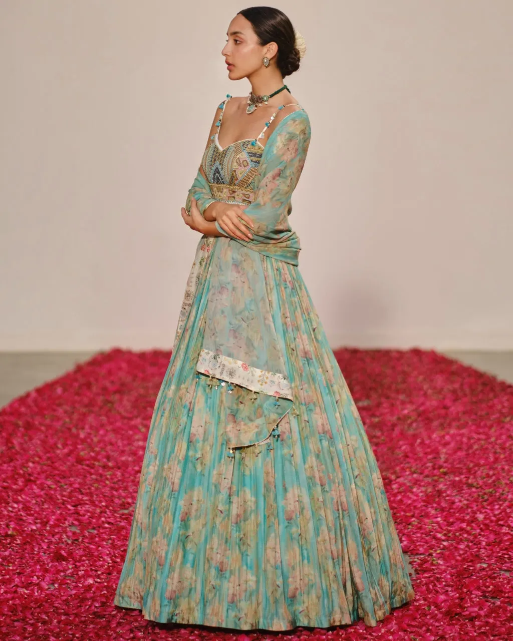 Blue Shore Lehenga Set