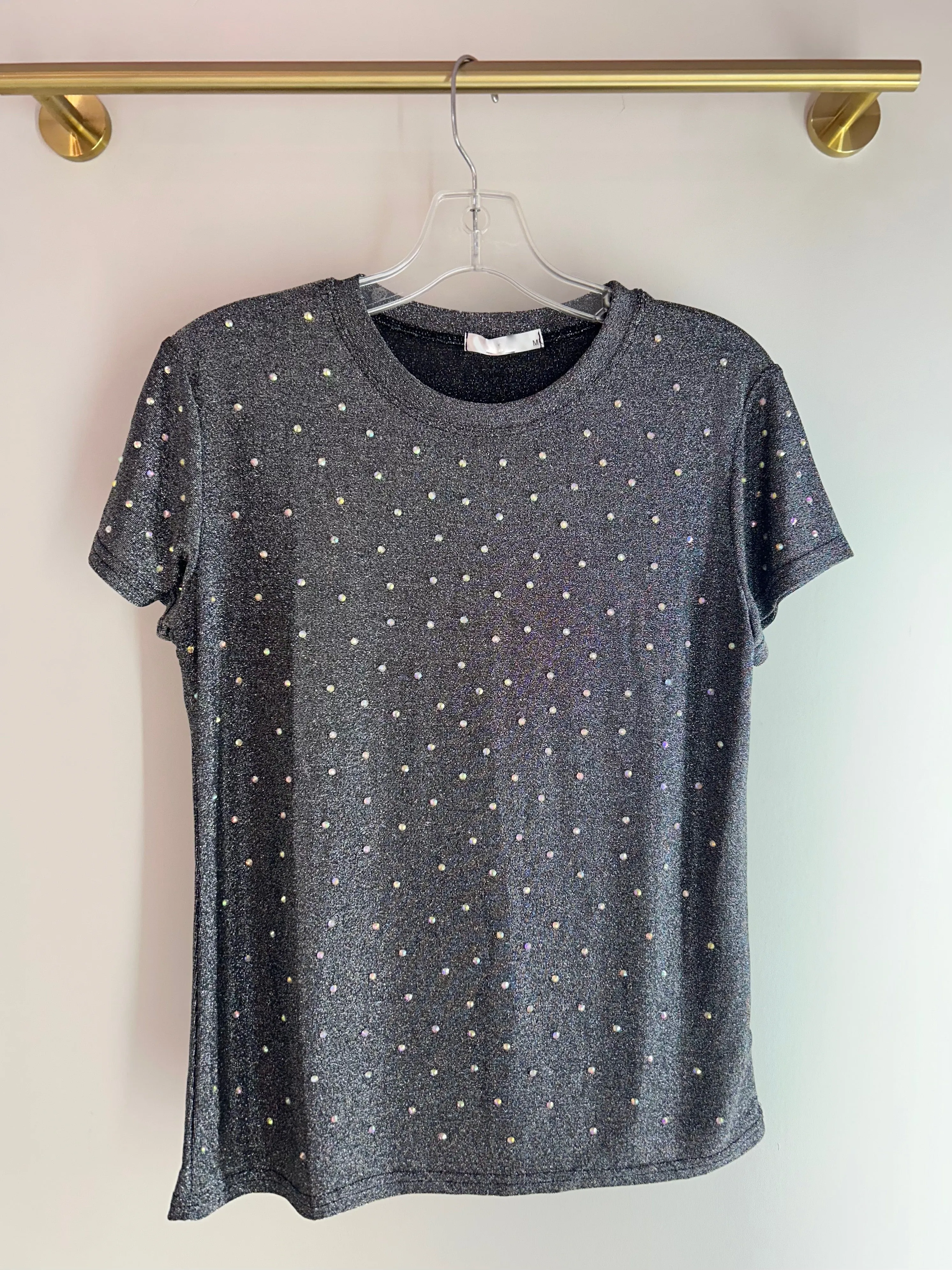 Blusa Monse Black & Silver