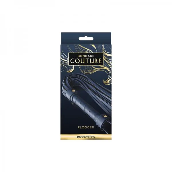 Bondage Couture Flogger Blue