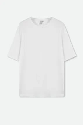 BOYFRIEND CREW T-SHIRT IN PIMA COTTON STRETCH