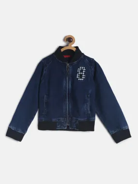 Boys Dark Blue Denim Jacket