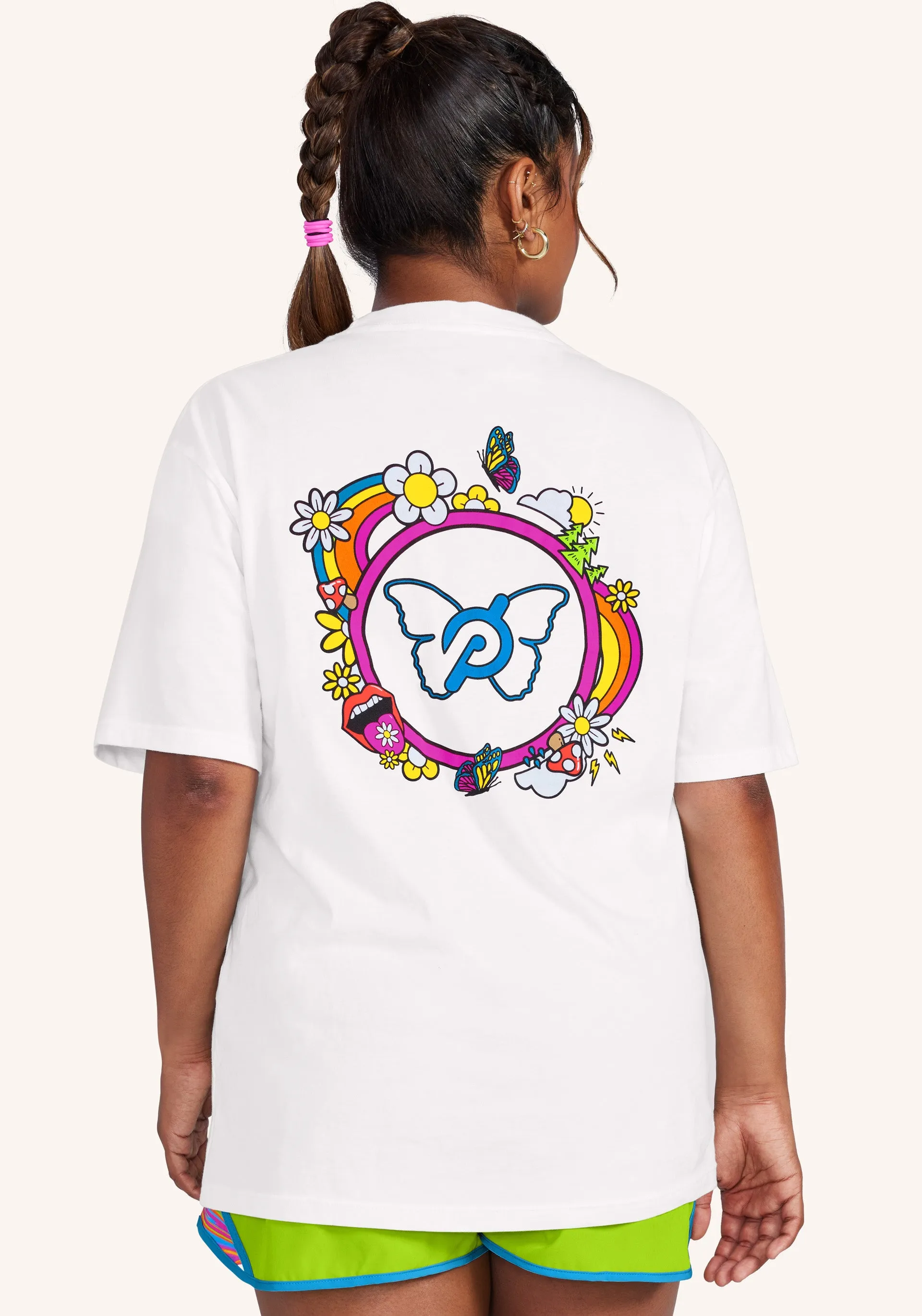 Brittany Allen x Peloton Rainbow Butterfly Unisex T-Shirt