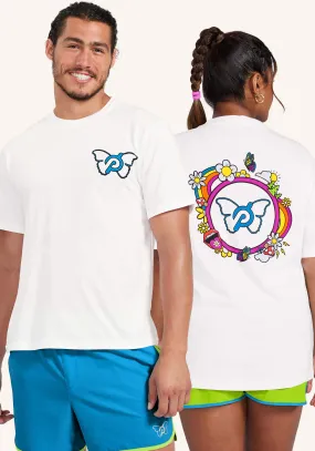 Brittany Allen x Peloton Rainbow Butterfly Unisex T-Shirt