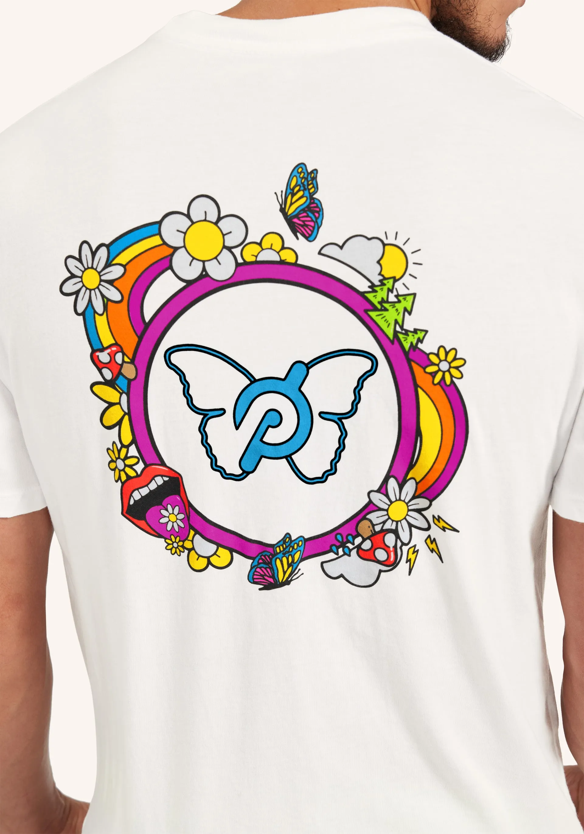 Brittany Allen x Peloton Rainbow Butterfly Unisex T-Shirt