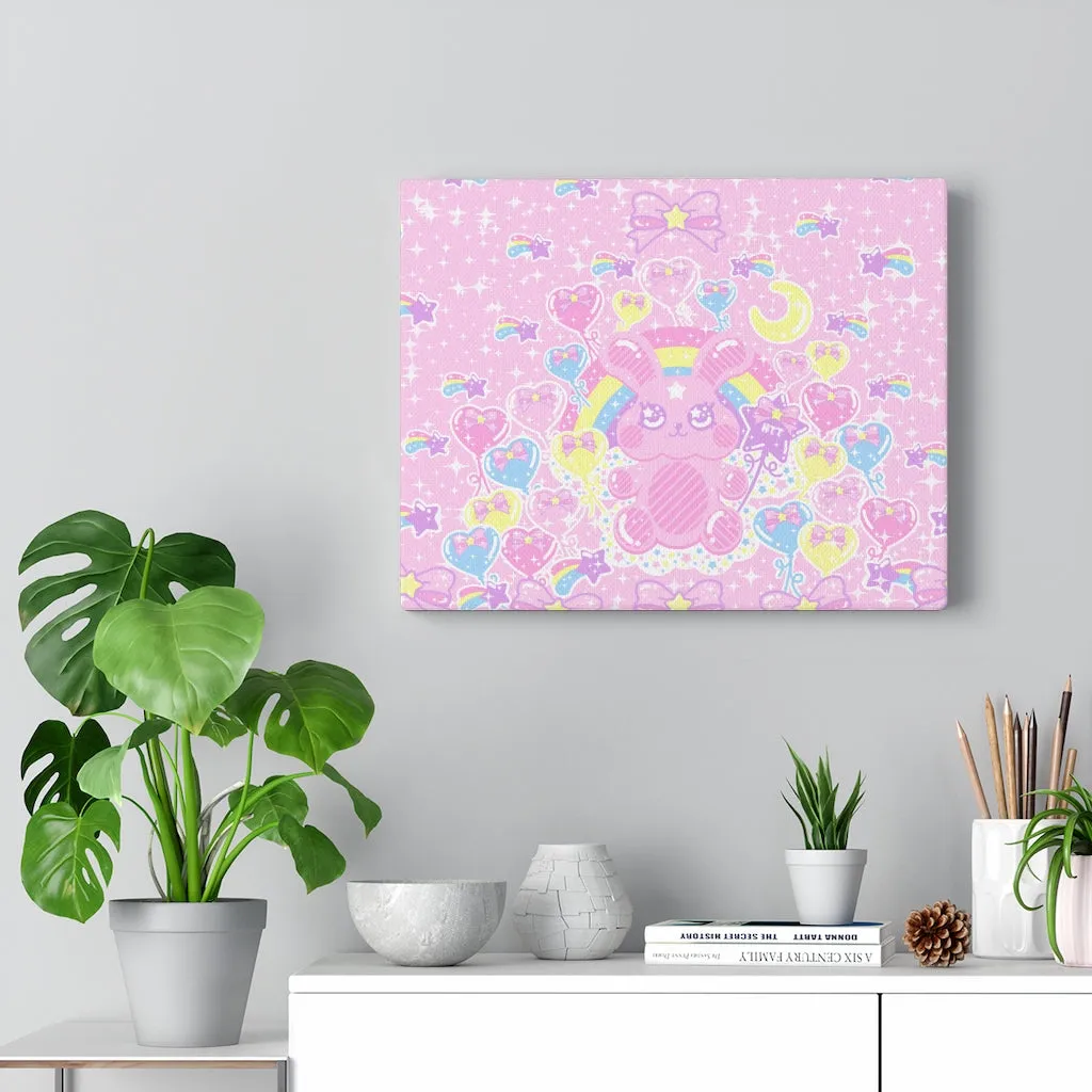 Bubblegum Bunny Wall Canvas