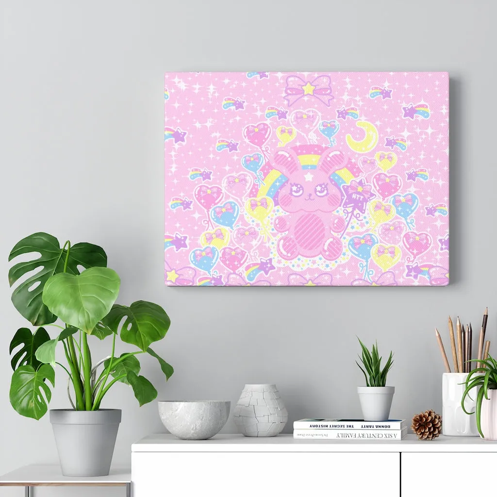 Bubblegum Bunny Wall Canvas