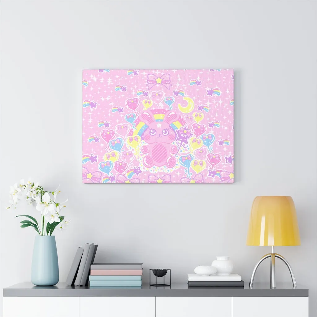 Bubblegum Bunny Wall Canvas