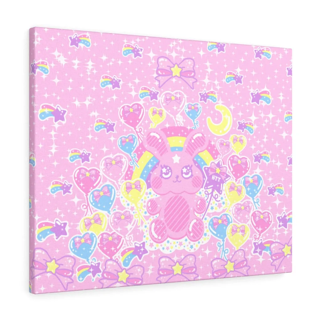 Bubblegum Bunny Wall Canvas