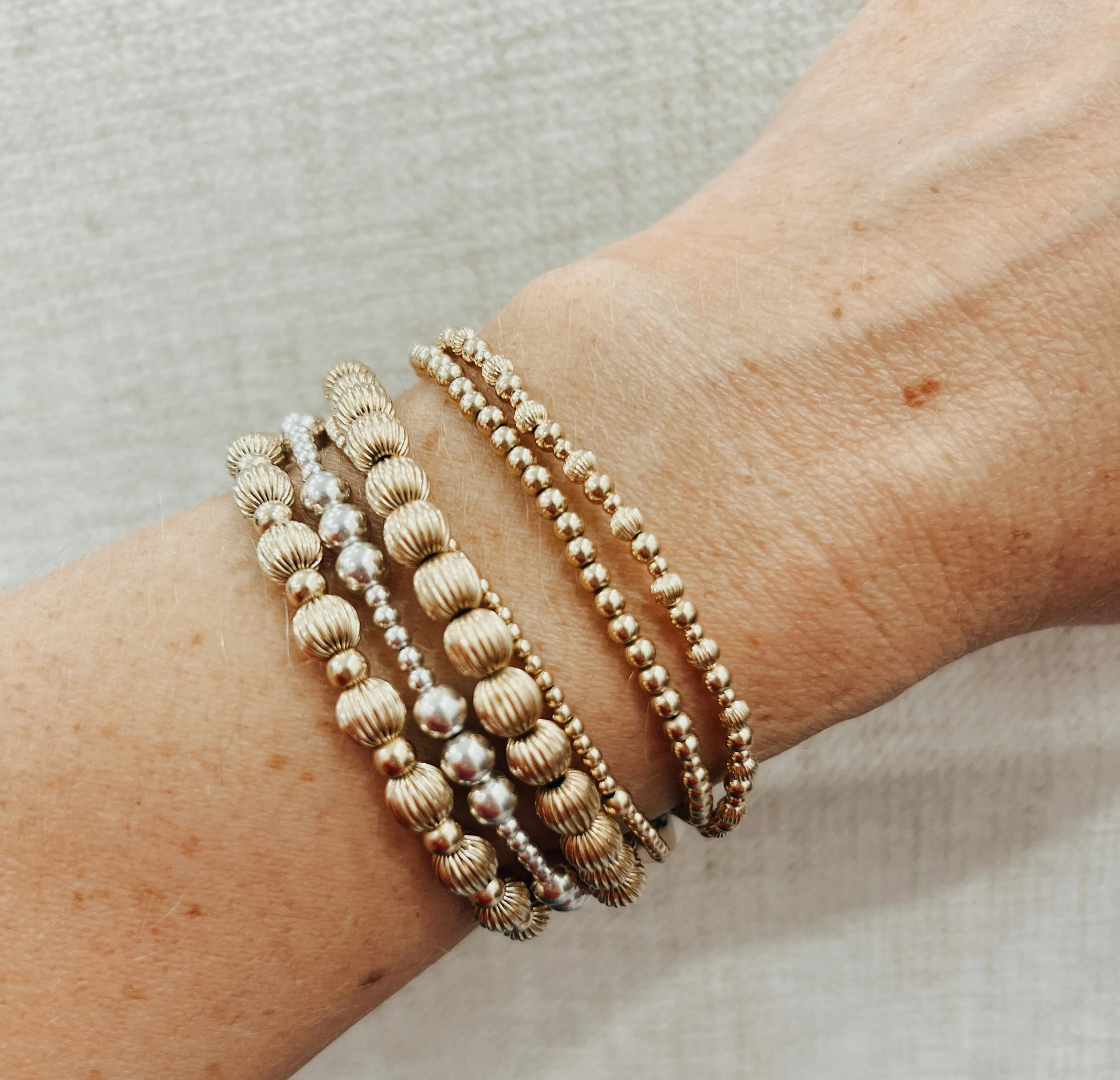 Coco Gold-Filled Stretch Bracelet