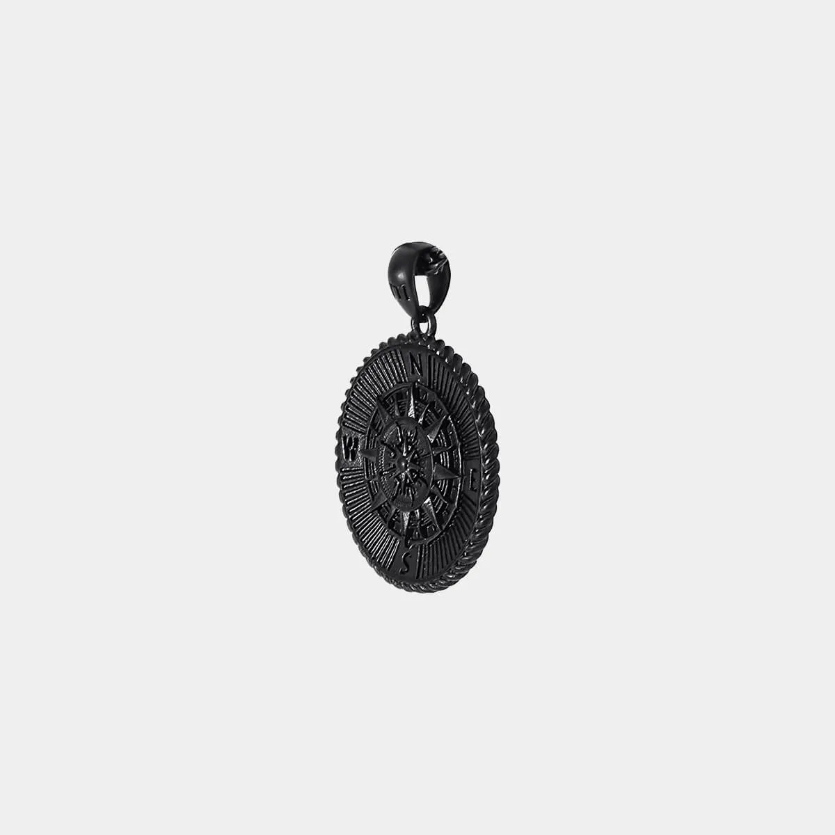 Compass Pendant - Black