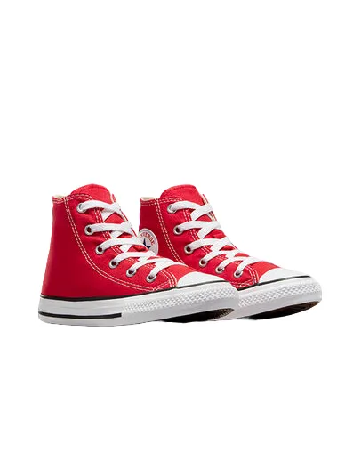 Converse Chuck Taylor All Star HI 3J232C red canvas sneakers for boys