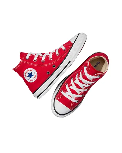 Converse Chuck Taylor All Star HI 3J232C red canvas sneakers for boys