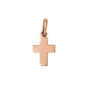 Cross Charm Rose Gold, pendant