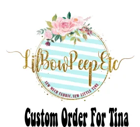 Custom Tee order for Tina