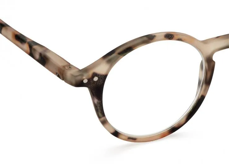 #D Reading Glasses (Light Tortoise)