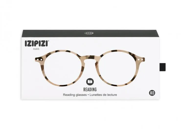 #D Reading Glasses (Light Tortoise)