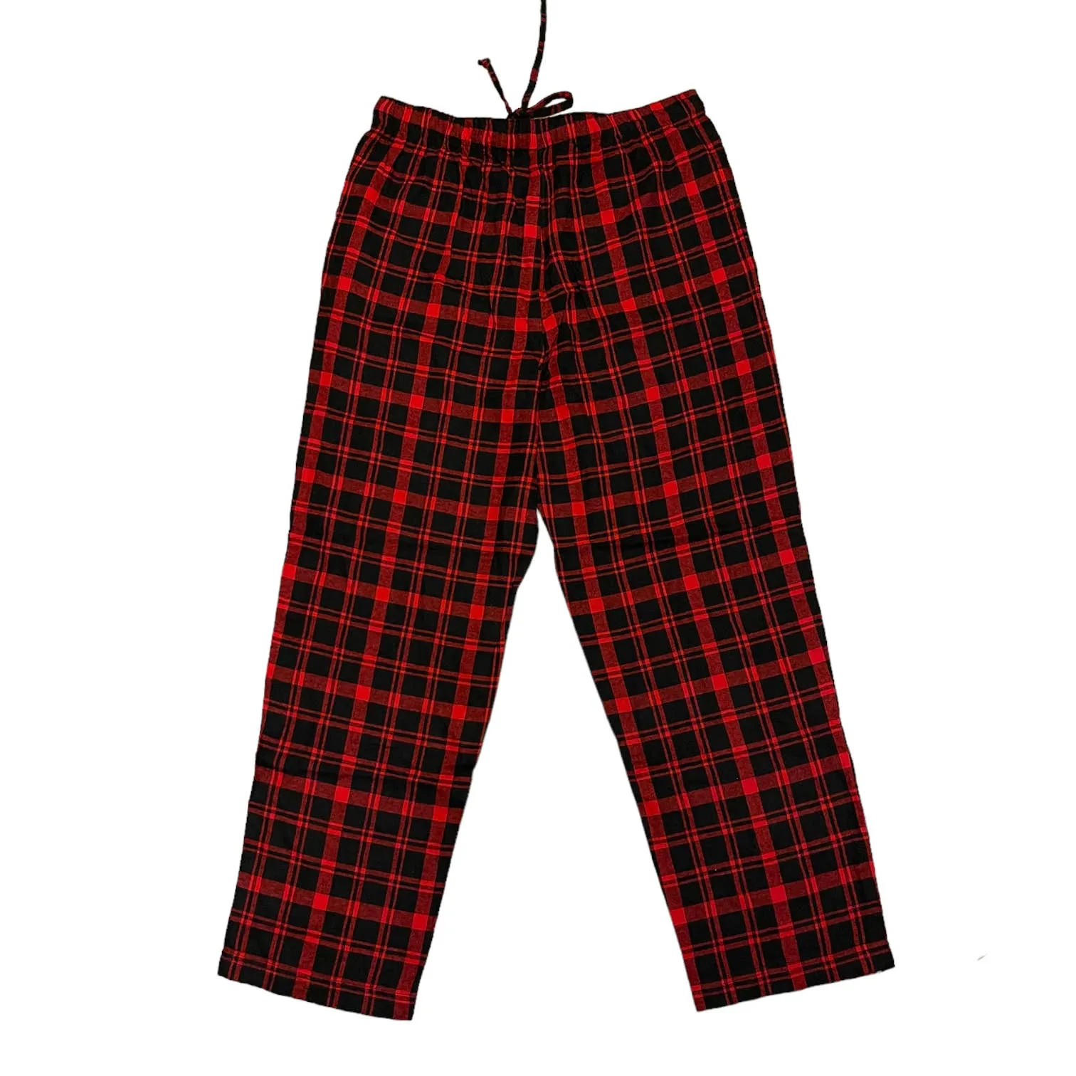 Eddie Bauer Cotton Flannel Red Sleep Lounge Pants Size Large NWOT