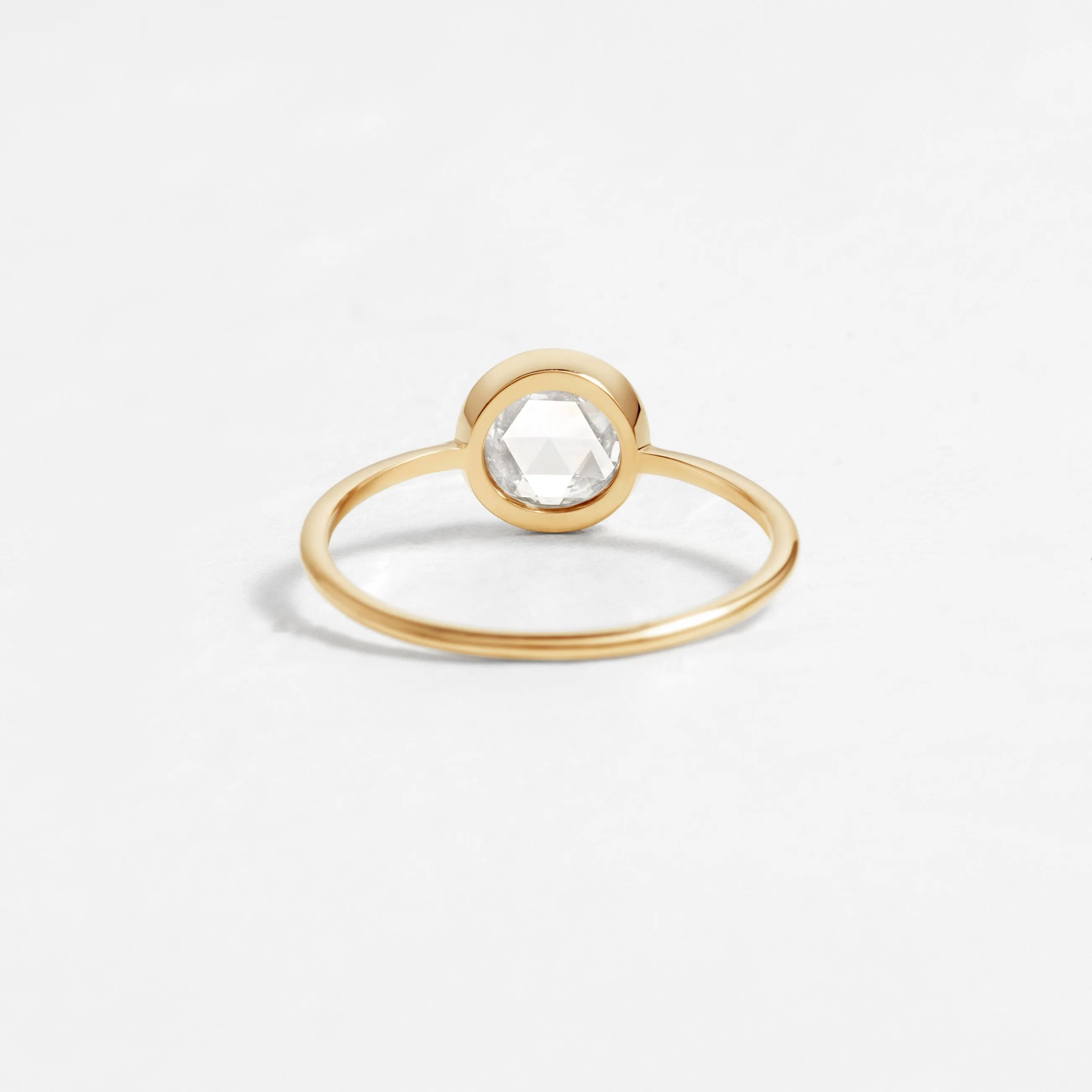 Edifice Ring, 0.79ct. Rose Cut