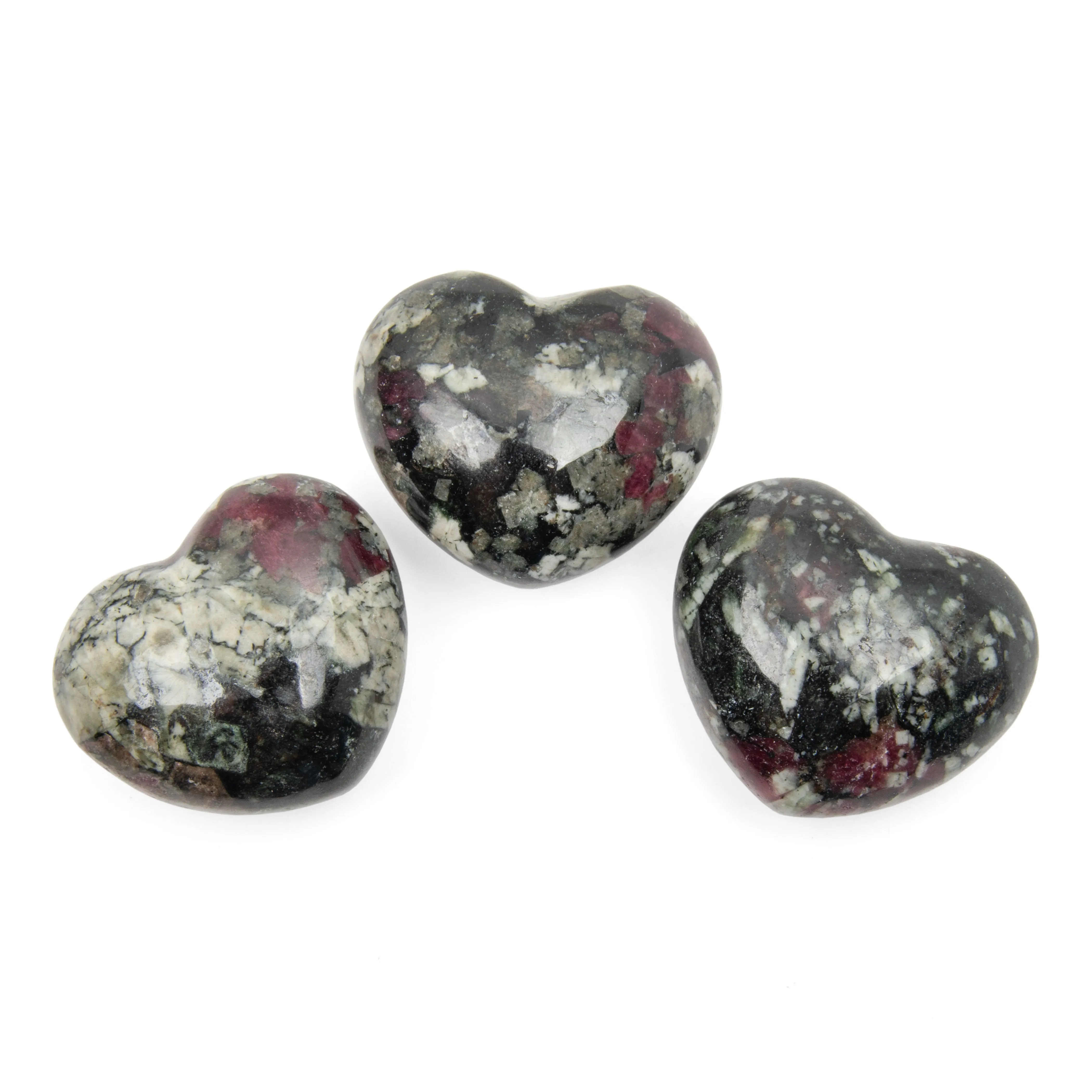 Eudialyte - Polished, Hearts