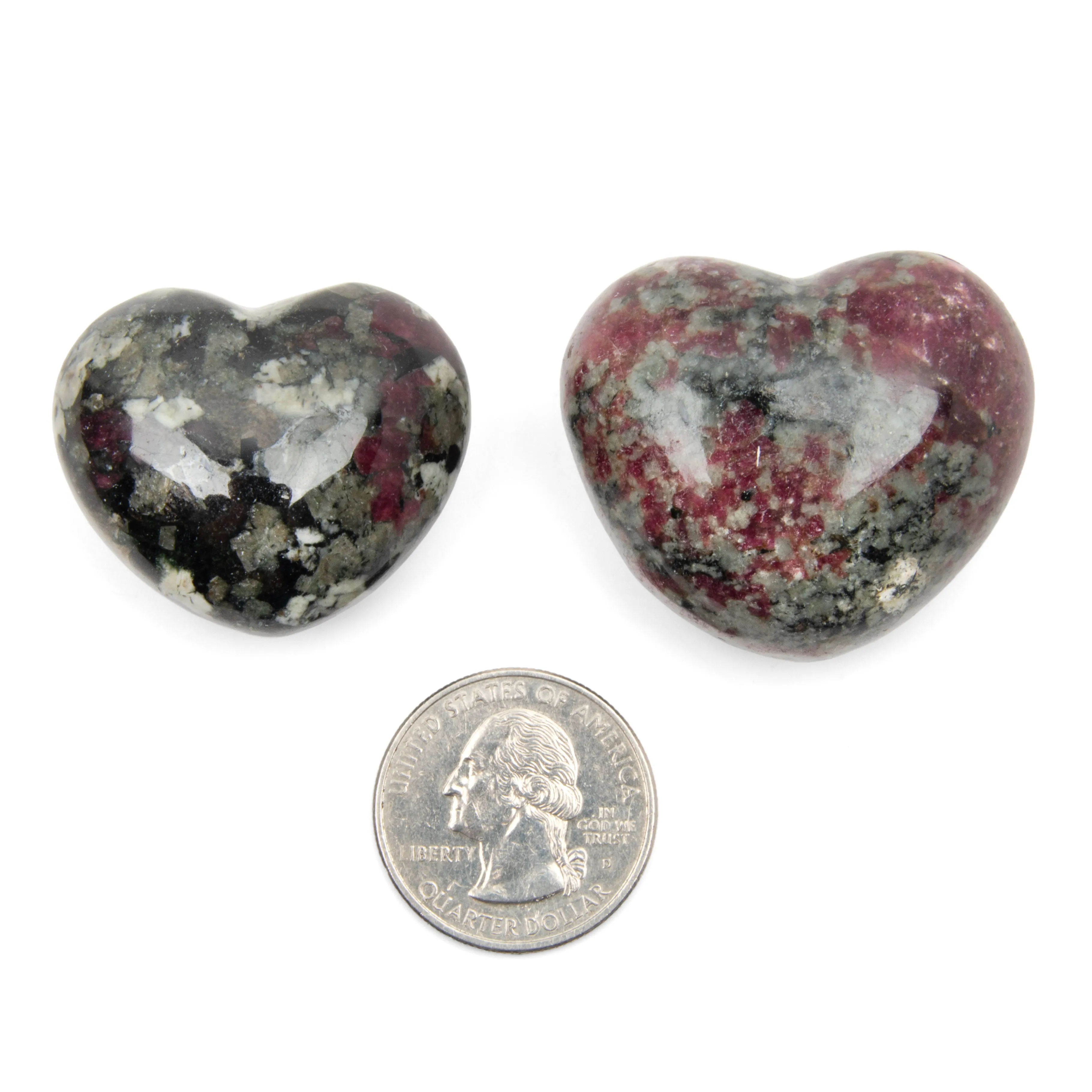 Eudialyte - Polished, Hearts