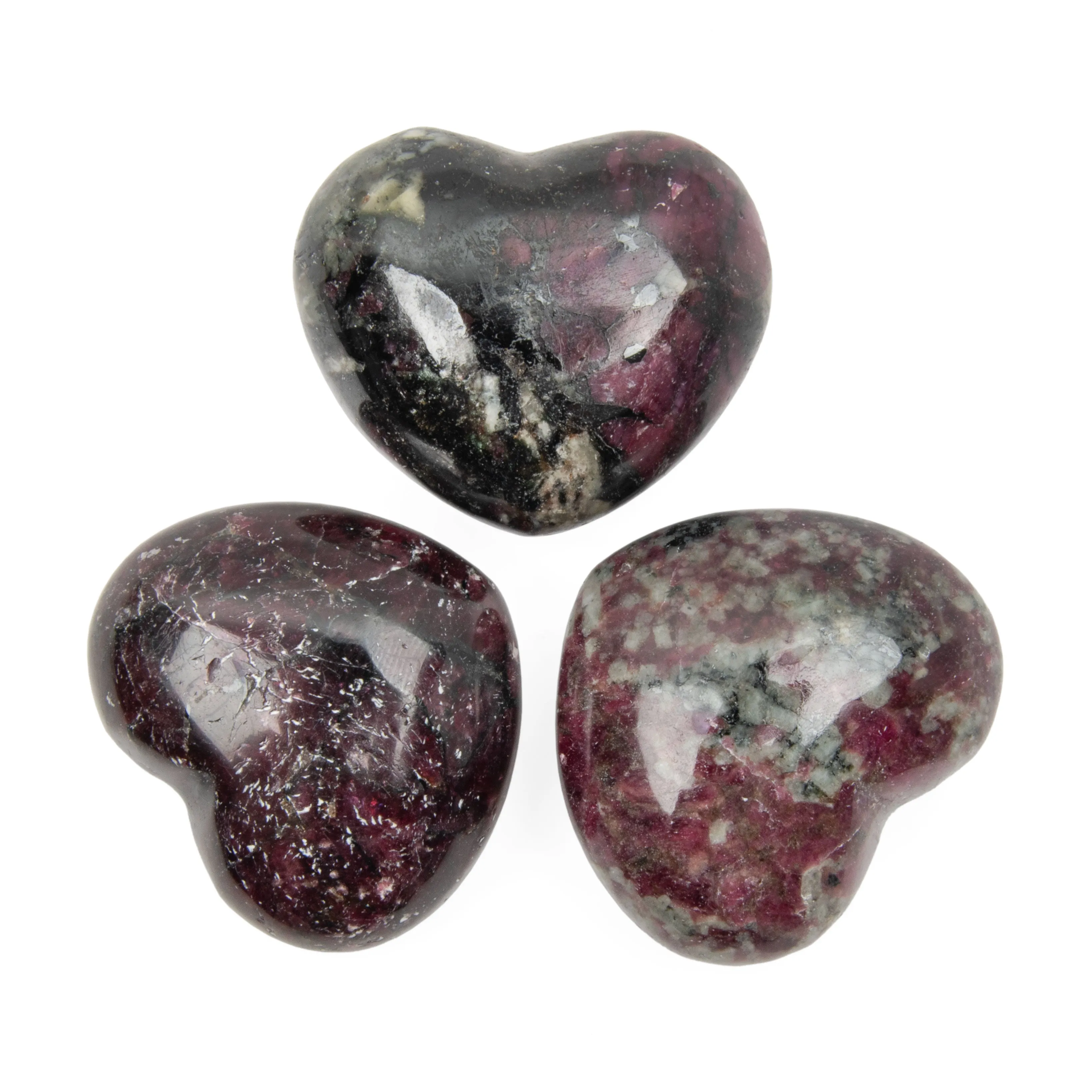 Eudialyte - Polished, Hearts