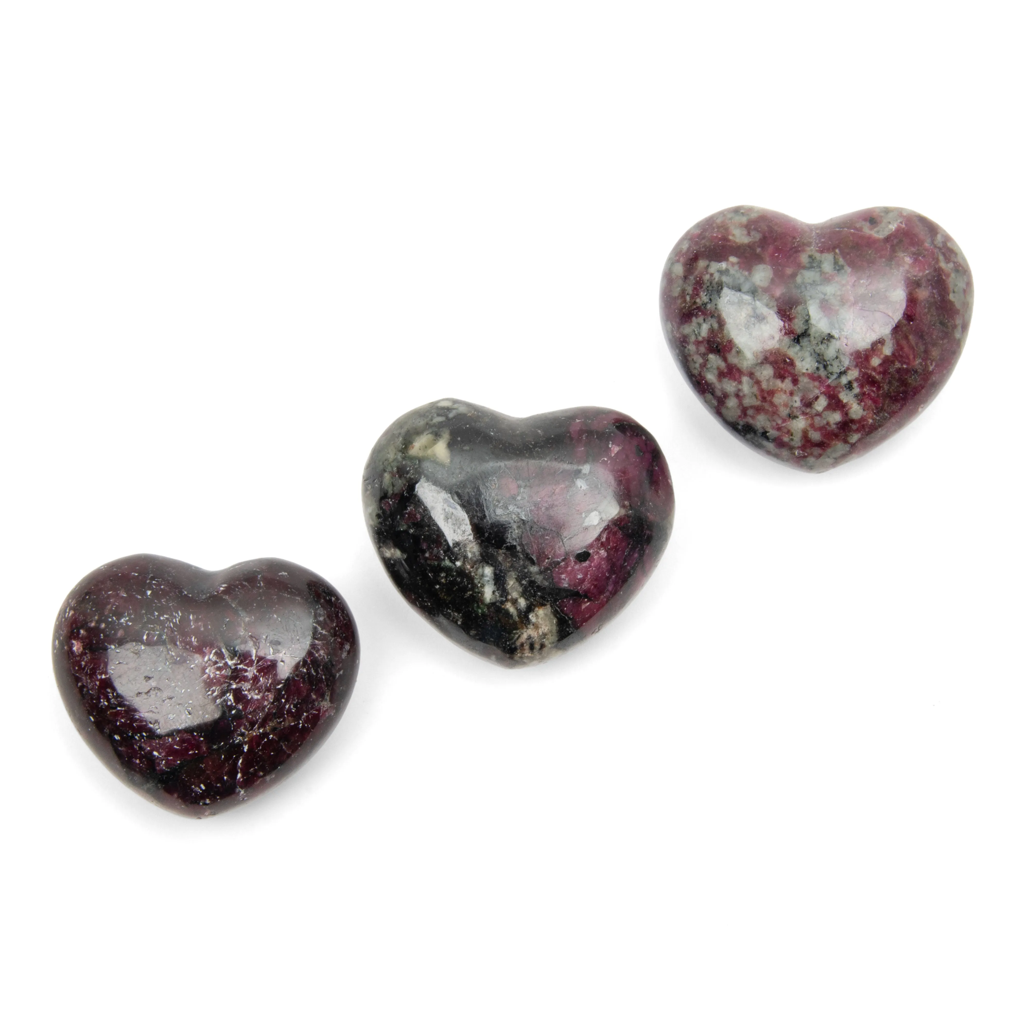 Eudialyte - Polished, Hearts